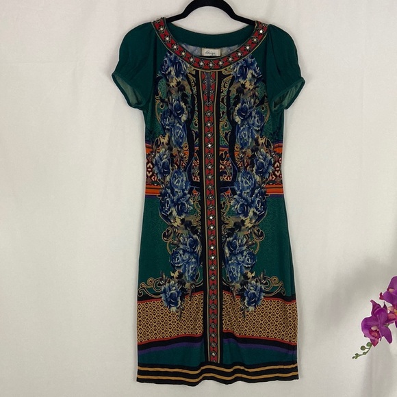 Beige by Eci Multiple Color Dress Size 4 - Picture 1 of 12